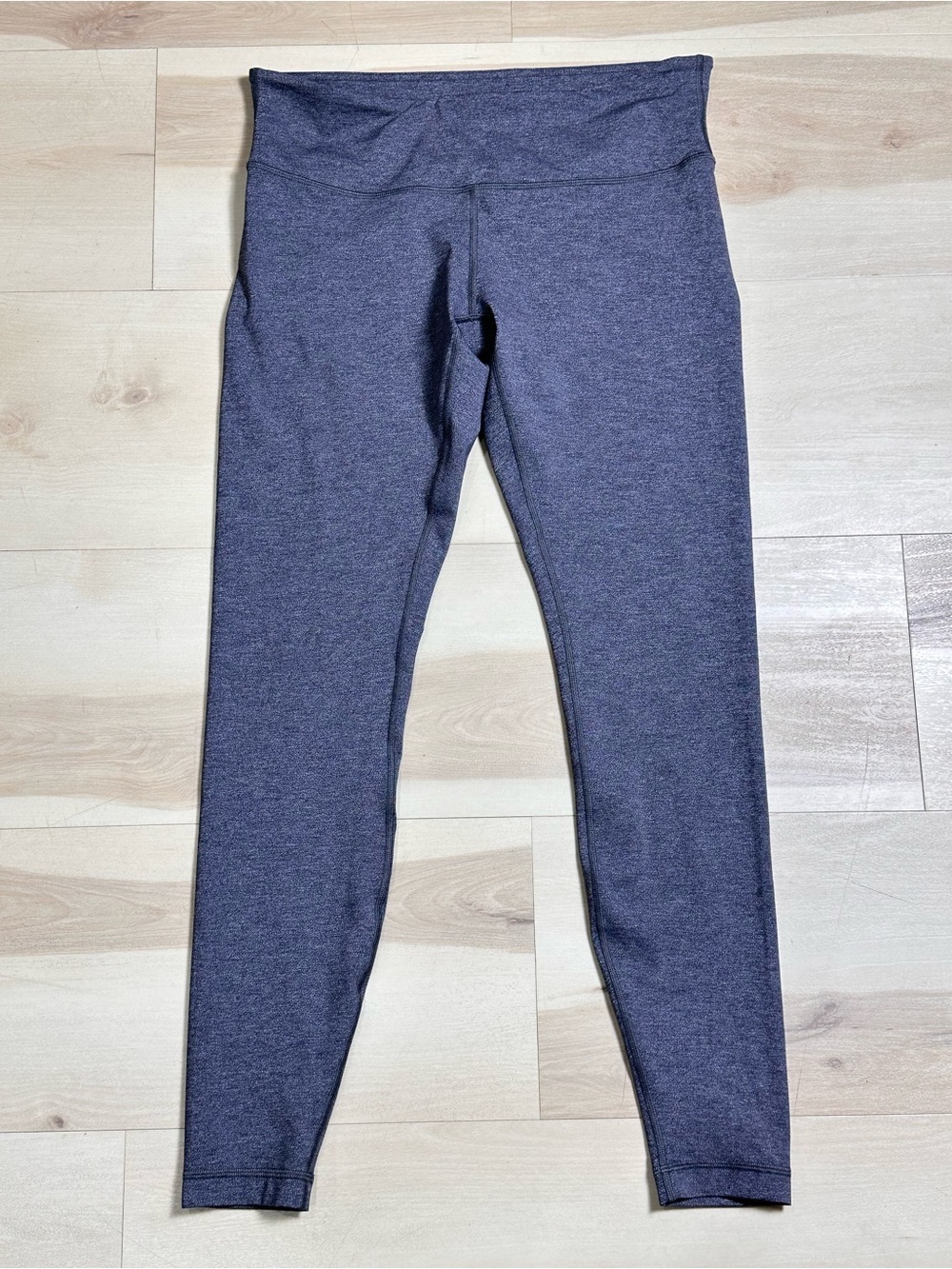 Lululemon gray heathered leggings Sz 10 Style W5BSC Athletic Stretch